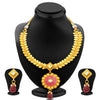 Sukkhi Beguiling Gold Plated Kundan Necklace Set For Women-1