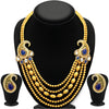 Sukkhi Ritzy Five String Gold Plated Necklace Set For Women-1