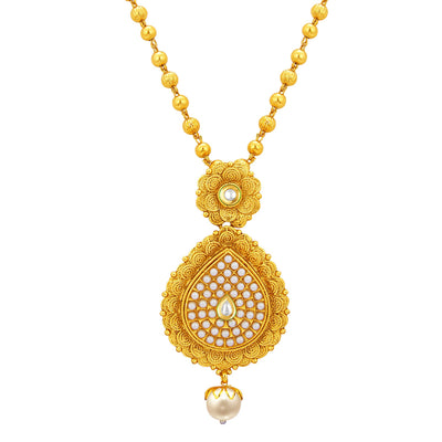 Sukkhi Delightly Jalebi Gold Plated Necklace Set For Women-2