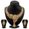 Sukkhi Glorious LCT Stone Gold Plated AD Necklace Set For Women