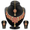 Sukkhi Traditionally Gold Plated AD Necklace Set For Women