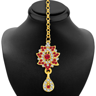 Sukkhi Traditionally Gold Plated AD Necklace Set For Women-6