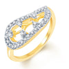 Sukkhi Fancy Two Tone CZ Studded Ring