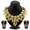 Sukkhi Intricately Gold Plated AD Necklace Set For Women