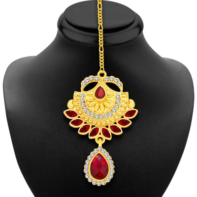 Sukkhi Elegant Gold Plated AD Necklace Set For Women-6