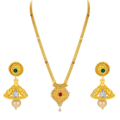 Sukkhi Youthful Gold Plated Necklace Set For Women