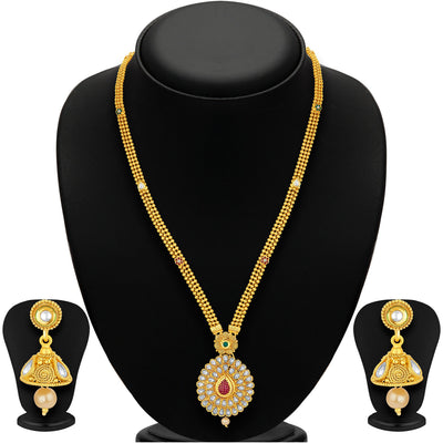 Sukkhi Exquitely Jalebi Gold Plated Necklace Set For Women-1