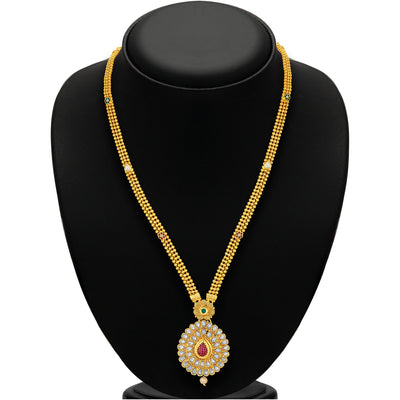 Sukkhi Exquitely Jalebi Gold Plated Necklace Set For Women-3