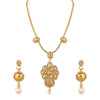 Sukkhi Sublime Gold Plated AD Necklace Set For Women