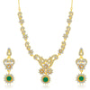 Sukkhi Creative Gold Plated AD Set of 3 Necklace Set Combo For Women-1