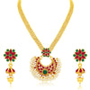 Sukkhi Gleaming Gold Plated Set of 2 Necklace Set Combo For Women-1