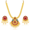Sukkhi Gleaming Gold Plated Set of 2 Necklace Set Combo For Women-2