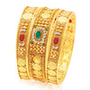 Sukkhi Fascinating Temple Jewellery Gold Plated Coin Bangle For Women