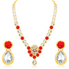Sukkhi Cluster Gold Plated AD Set of 2 Necklace Set Combo For Women-1