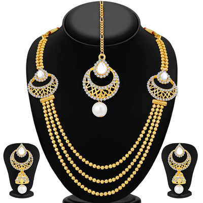 Sukkhi Fine Gold Plated Set of 2 Necklace Set Combo For Women-4