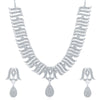 Sukkhi Sublime Rhodium Plated AD Set of 2 Necklace Set Combo For Women-4