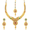 Sukkhi Gorgeous Gold Plated AD Necklace Set For Women