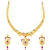 Sukkhi Modish Gold Plated AD Necklace Set For Women