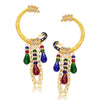 Sukkhi Shimmering Peacock Gold Plated Pearl Earcuff For Women