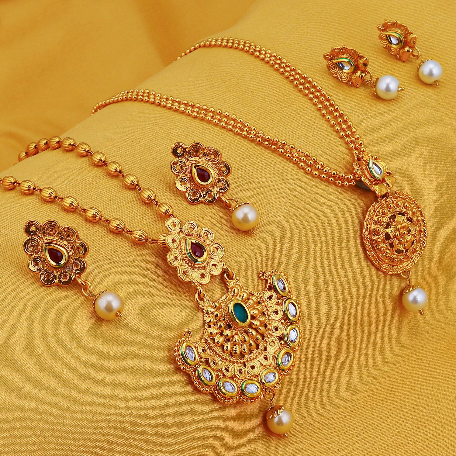 Kundan set designs sales with price