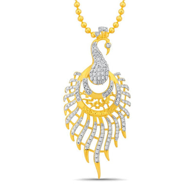 Sukkhi Beguilling Gold and Rhodium Plated Pendant Set With Chain-1