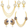 Sukkhi Fine Gold Plated Set of 2 Necklace Set Combo For Women-1