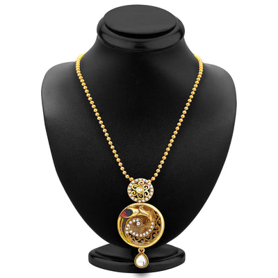 Sukkhi Marvellous Gold Plated Pendant Set For Women-2