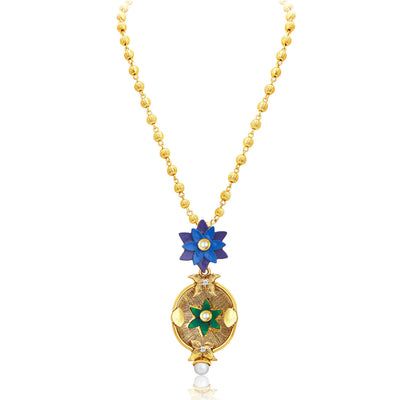 Sukkhi Ritzy Gold Plated Pendant Set For Women-3