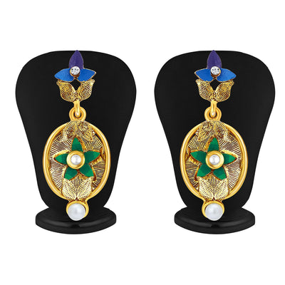 Sukkhi Ritzy Gold Plated Pendant Set For Women-4
