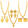Sukkhi Youthful Laxmi Temple Coin Gold Plated Set Of 3 Necklace Set Combo For Women