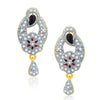Pissara Alluring Gold And Rhodium Plated CZ Pendant Set For Women-2