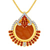 Sukkhi Classic Gold Plated AD Pendant Set For Women-1
