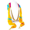 Sukkhi Finely Silk Detachable Scarf Necklace With Chain For Women