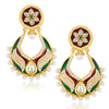 Sukkhi Glistening Gold Plated Australian Diamond Earrings