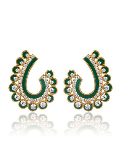 Sukkhi Glorious Gold Plated AD Earring For Women
