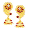 Sukkhi Enchanting Paisley Jhumki Gold Plated Earring For Women