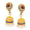 Sukkhi Intricately Crafted Jhumki Gold Plated AD Earring For Women