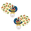 Sukkhi Fabulous Peacock Gold Plated AD Earring For Women