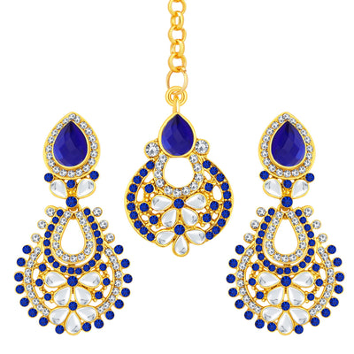 Sukkhi Fashionable Gold Plated AD Earring For Women