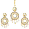 Sukkhi Gleaming Gold Plated AD Earring For Women