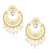 Sukkhi Angelic Gold Plated AD Earring With Mangtikka Set For Women-1