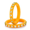 Sukkhi Stylish Orange colour plastic bangle for women