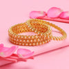 Sukkhi Shimmering Gold Plated Bangle For Women  (Set of 4)