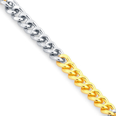 Sukkhi Incredible Gold & Rhodium Plated Bracelet For Men-1
