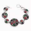 Sukkhi Traditional Oxidised Silver Bracelet With Multi Colored Stones For Women