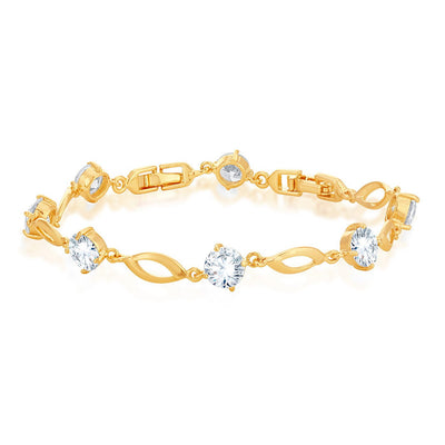 Sukkhi Graceful Gold Plated Charm bracelet for women