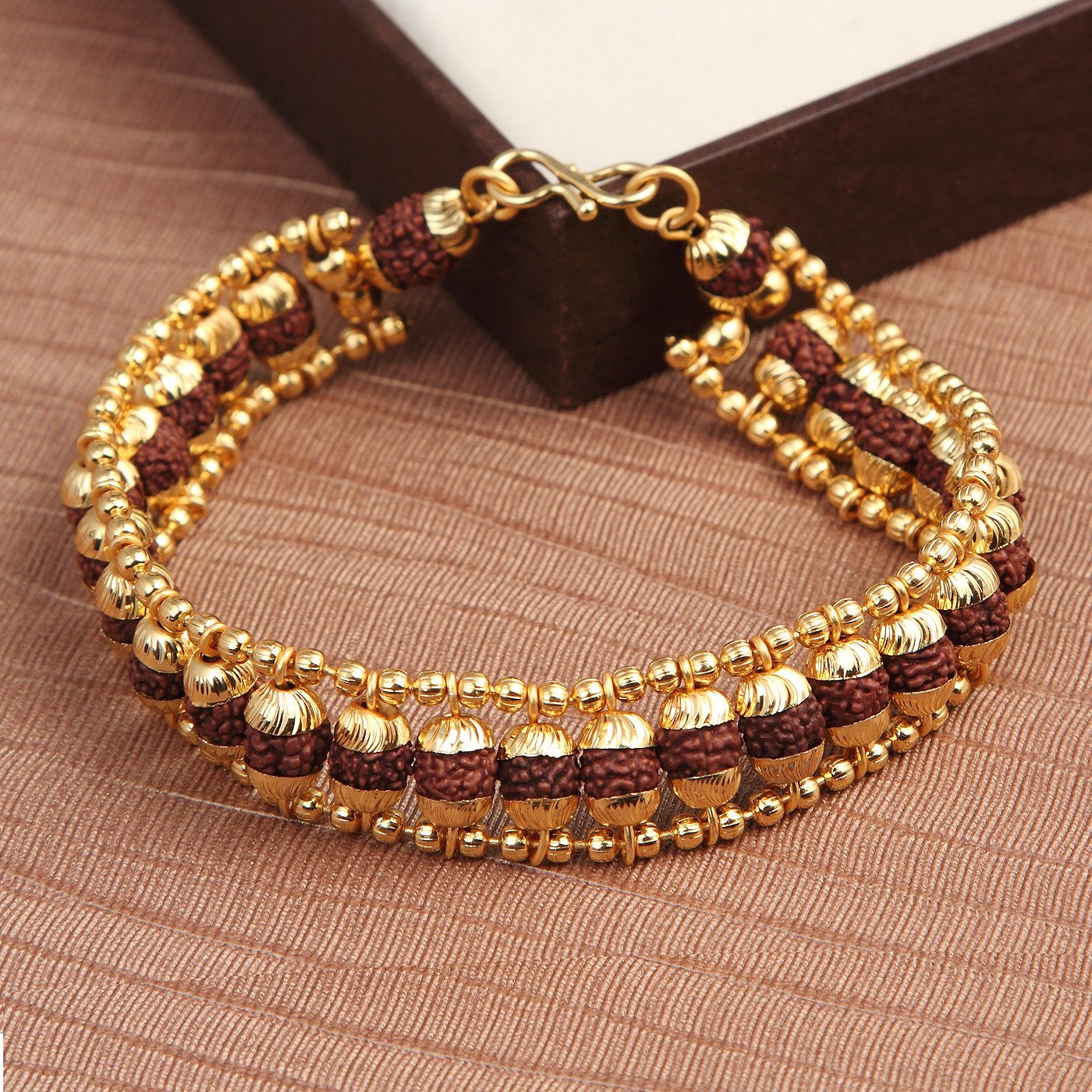 Buy Sukkhi Brilliant Gold And Rhodium Plated Bracelet For Men 26025BCCHV700  Online at Low Prices in India at Bigdeals24x7.com