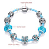Sukkhi Exclusive Crystal Stone Rhodium Plated Aqua Blue Bracelet for Women