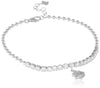 Sukkhi Glistening Silver Plated Floral Bracelet For Women