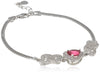 Sukkhi Lavish Silver Plated Heart Bracelet For Women